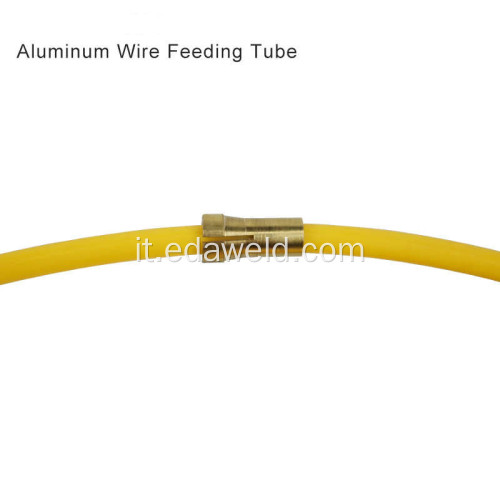 Rivestimento torcia Mig 4M per teflon in acciaio giallo